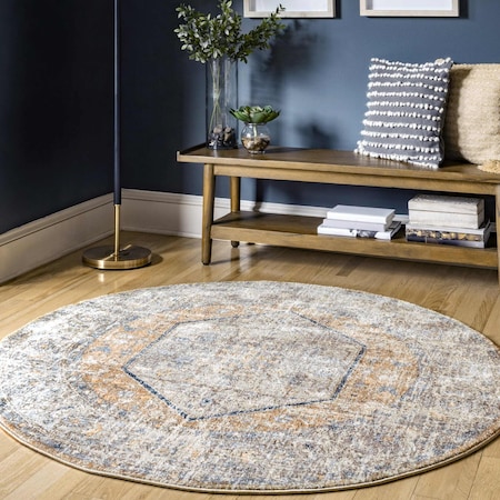 Nuloom Jacquie Vintage Floral Area Rug 4ft RZAB07A-R404